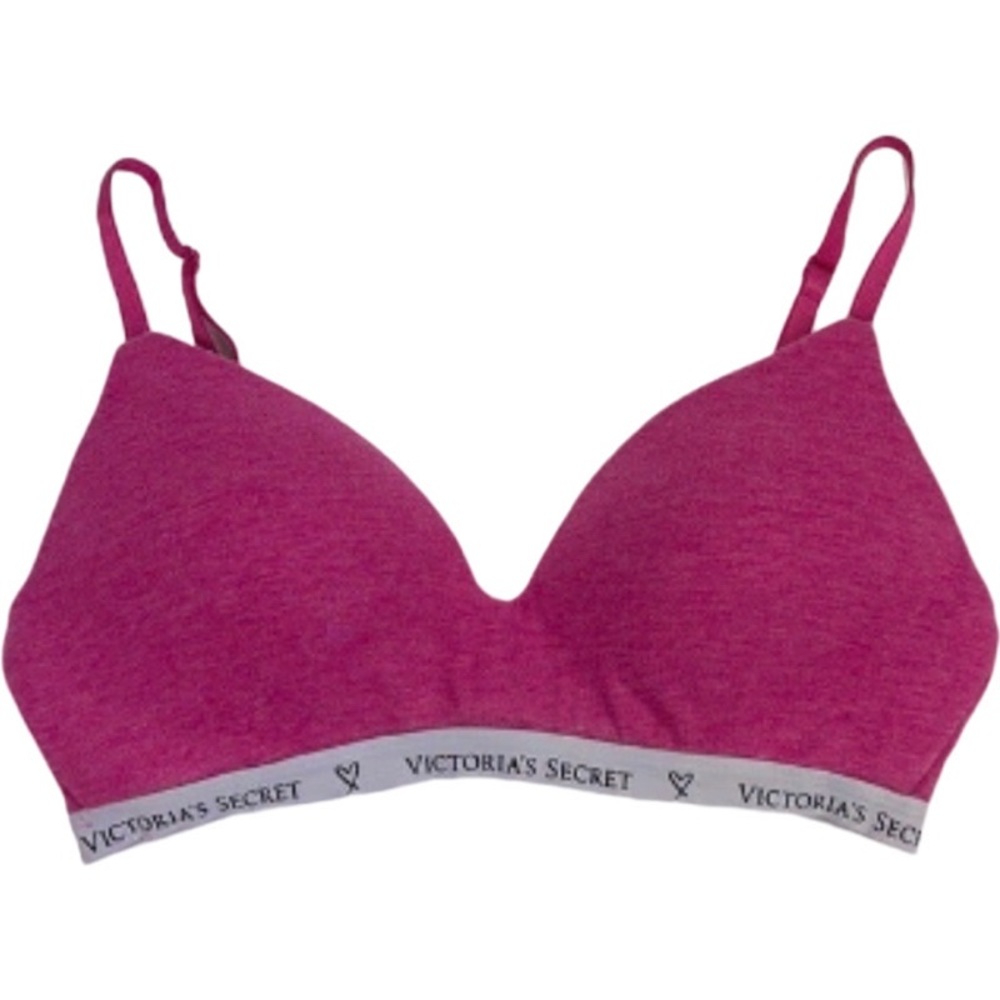 NWOT Victoria’s Secret Logo Band Wireless T-Shirt Bra 34DD (E)